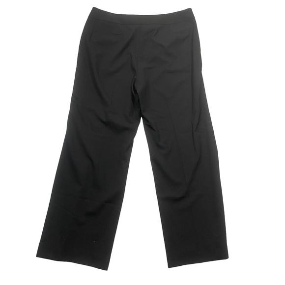 Lafayette 148 8 Black Straight Dress Pants Wool Pockets Pockets - Picture 7 of 7